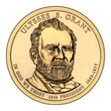 Ulysses S. Grant Presidential Dollar – Image from US Mint