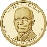 Harry S. Truman Presidential Dollar – Image from US Mint