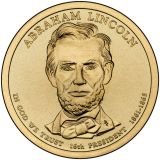 Abraham Lincoln Presidential Dollar – Image from US Mint