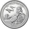 Tuskegee Airmen National Historic Site Quarter – Image from US Mint